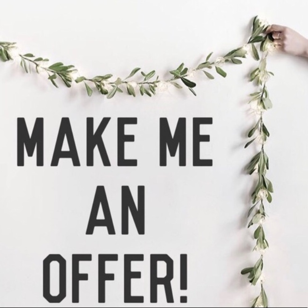 Reasonable offers welcome!